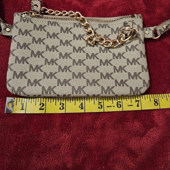Michael Kors-Beige and Gray-Fanny Pack Belt Bag - Picture 9 of 14
